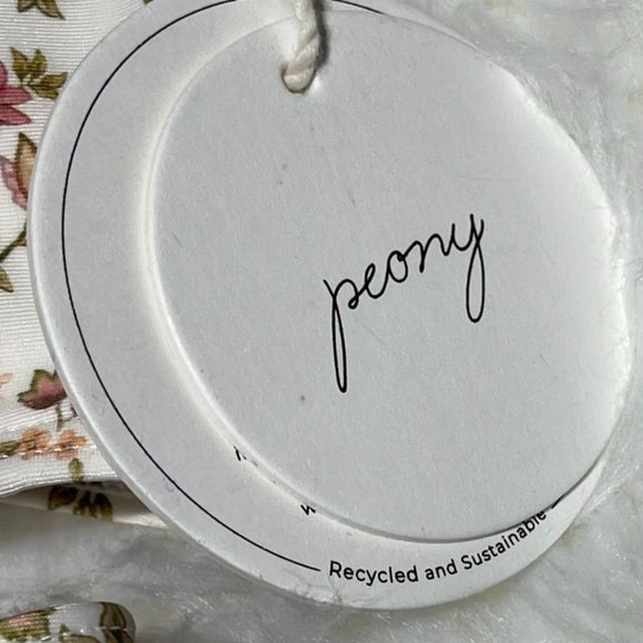 Peony Women's Size 2 Floral Bikini Top And Bottom NEW NWT - Picture 3 of 7